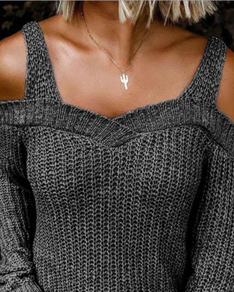Levoire | Pull Avec Épaules Dégagées Et Coupe Confortable
