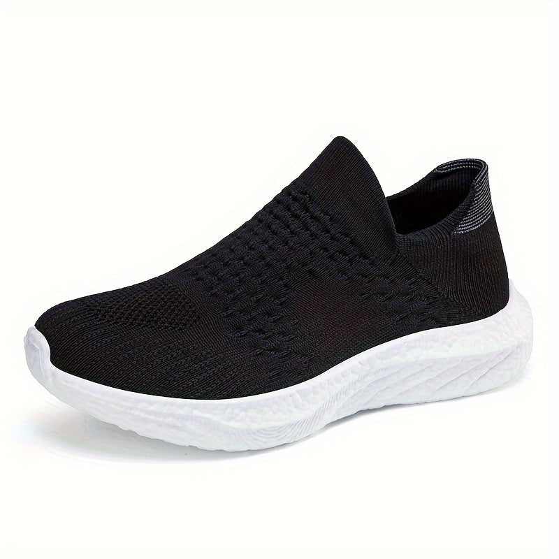 Levoire | Sneaker De Chausson En Tricot Noir et blanc