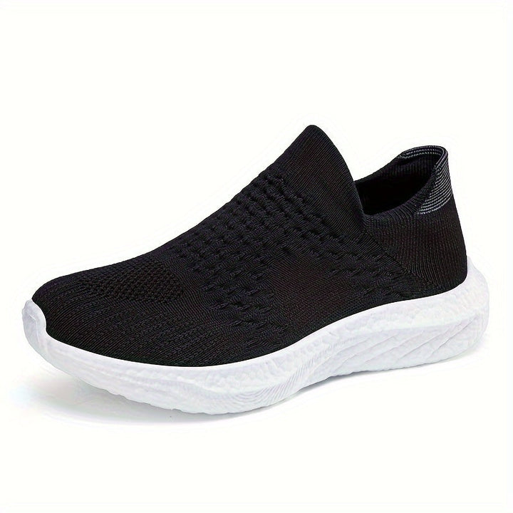 Levoire | Sneaker De Chausson En Tricot Noir et blanc