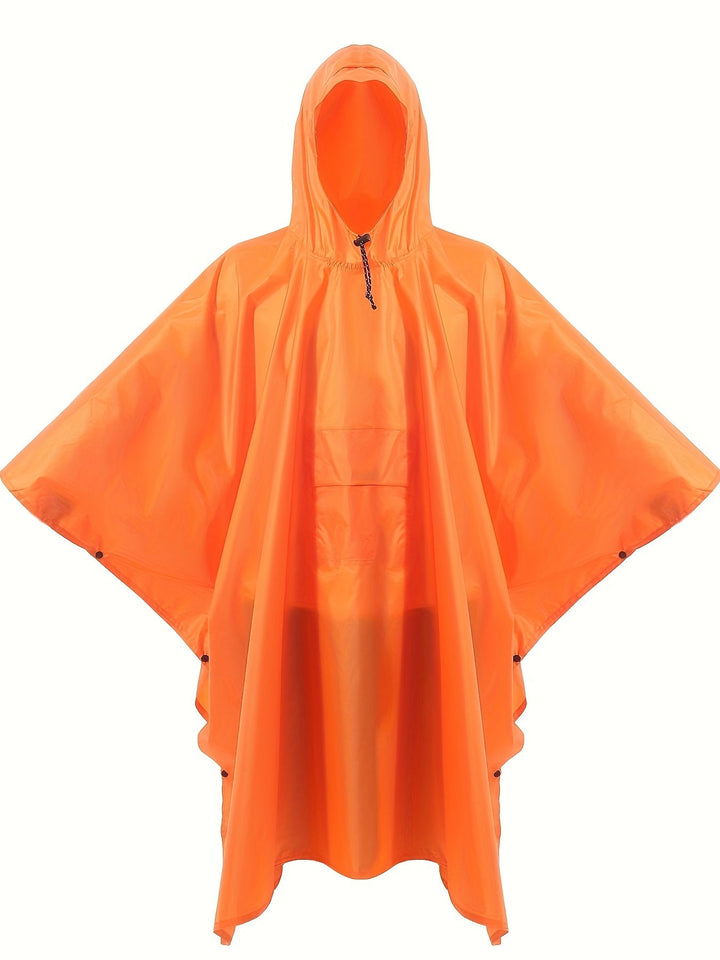 Levoire | Veste De Pluie Légère Imperméable Avec Capuche Et Poche Orange Une taille