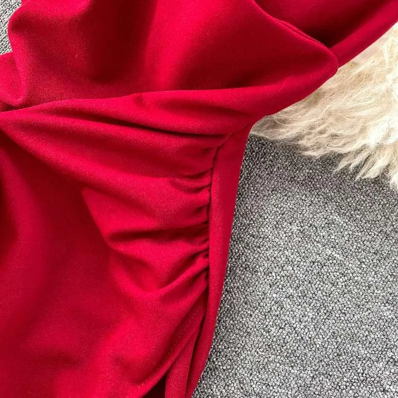 Levoire | Robe à décolleté en V et fente