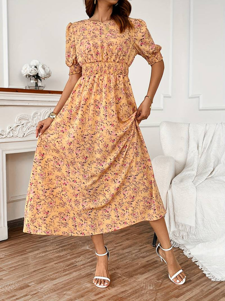 Levoire | Robe Col Rond Imprimé Floral Été