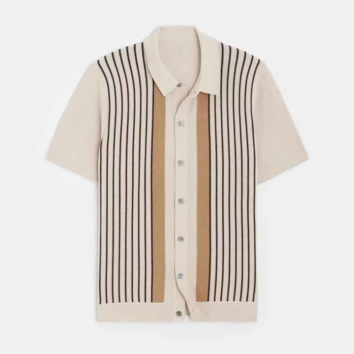Levoire | Chemise en tricot rayée