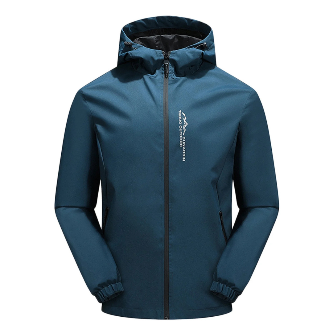 Levoire | Veste De Plein Air Pour Hommes Avec Protection Contre Le Vent Et Capuche Bleu
