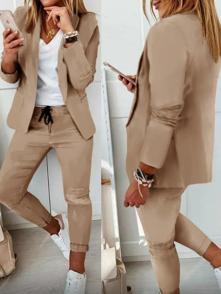 Levoire | Ensemble de manteau tendance Beige