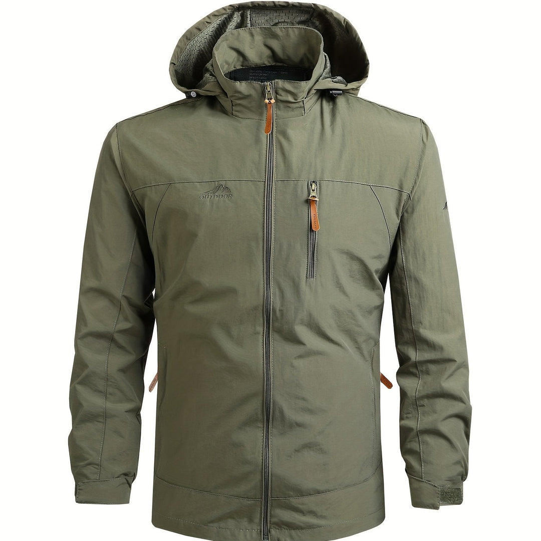 Levoire | Veste De Pluie Pour Hommes Avec Capuche Amovible