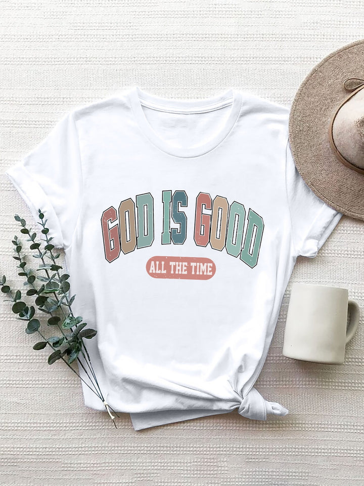 Levoire | GOTT EST SI TOUJOURS T-shirt à col rond Blanc