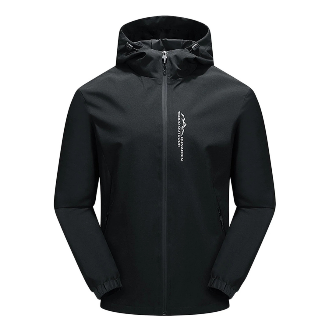 Levoire | Veste De Plein Air Pour Hommes Avec Protection Contre Le Vent Et Capuche Noir