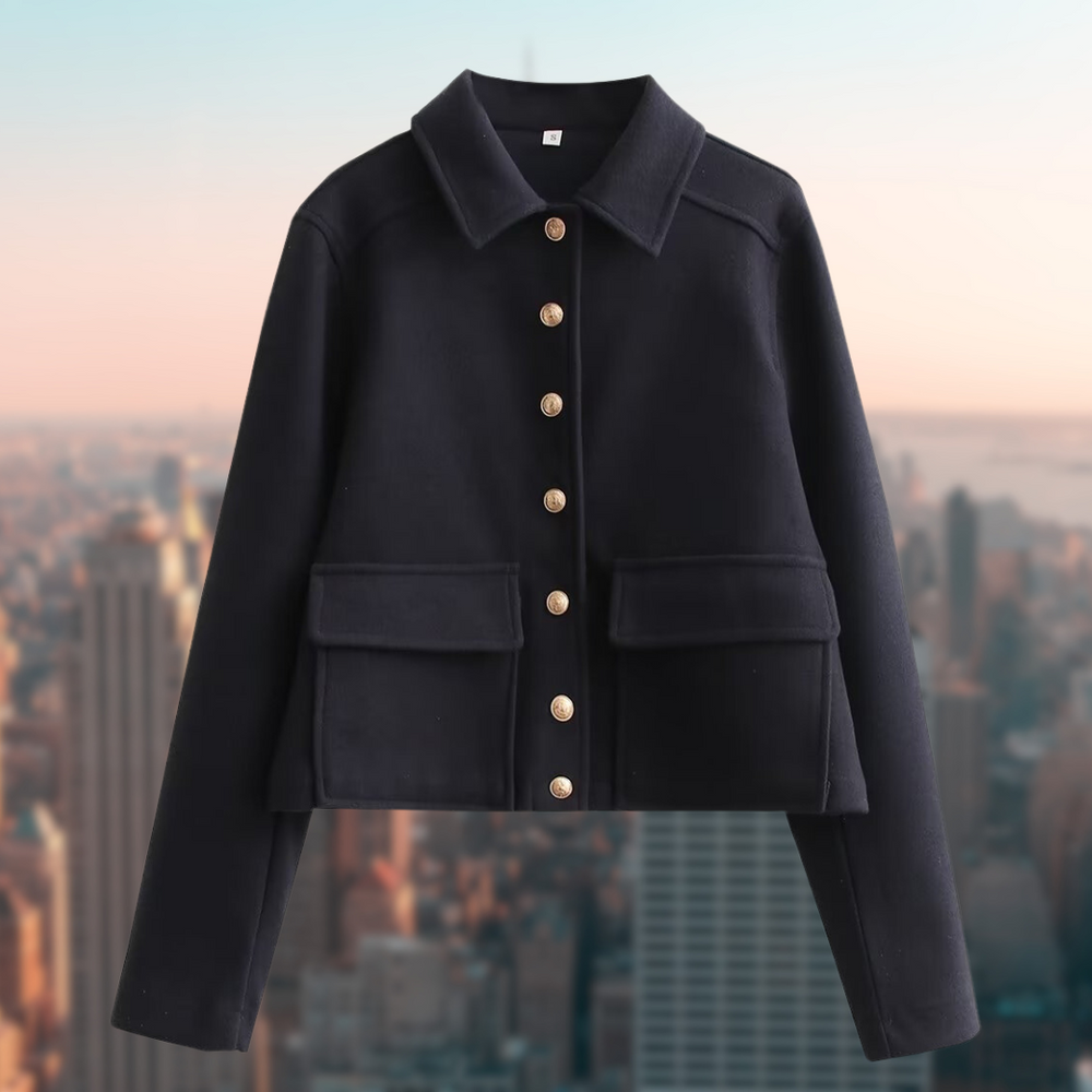 Levoire | Veste De Transition Décontractée Pour Le Printemps Pour Femmes Noir