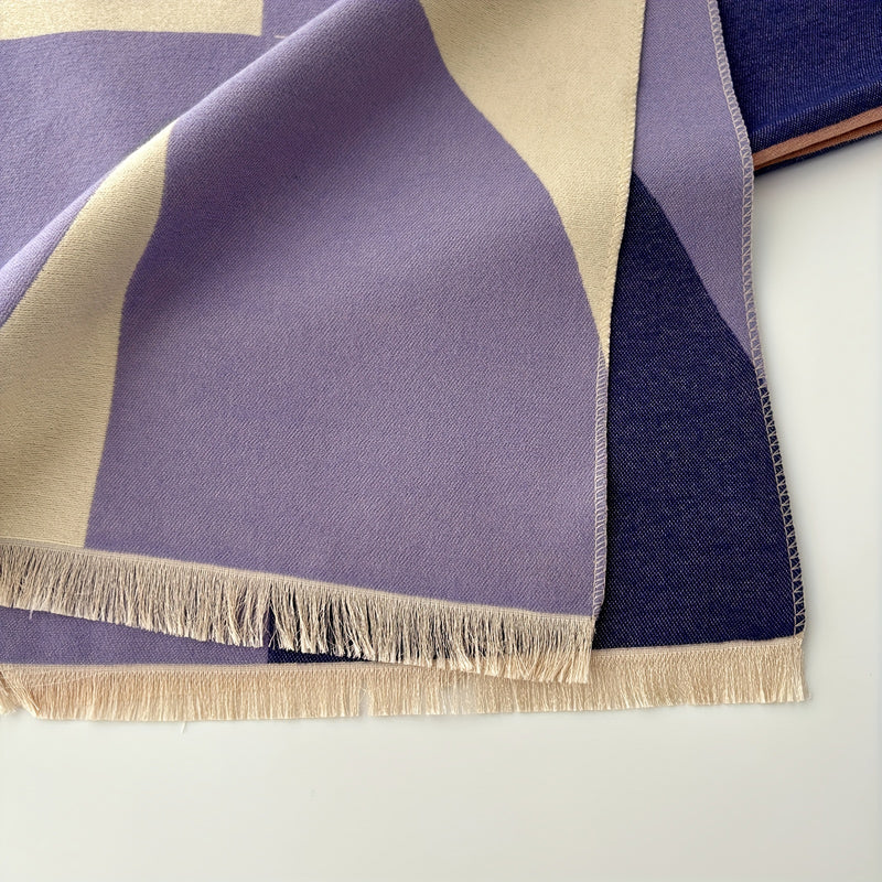 Levoire | Écharpe Chaude À Motifs Géométriques