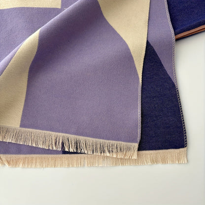 Levoire | Écharpe Chaude À Motifs Géométriques