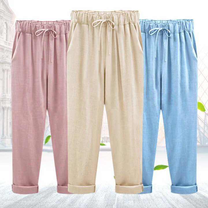 Levoire | Pantalons d'été décontractés pour femmes avec cordon