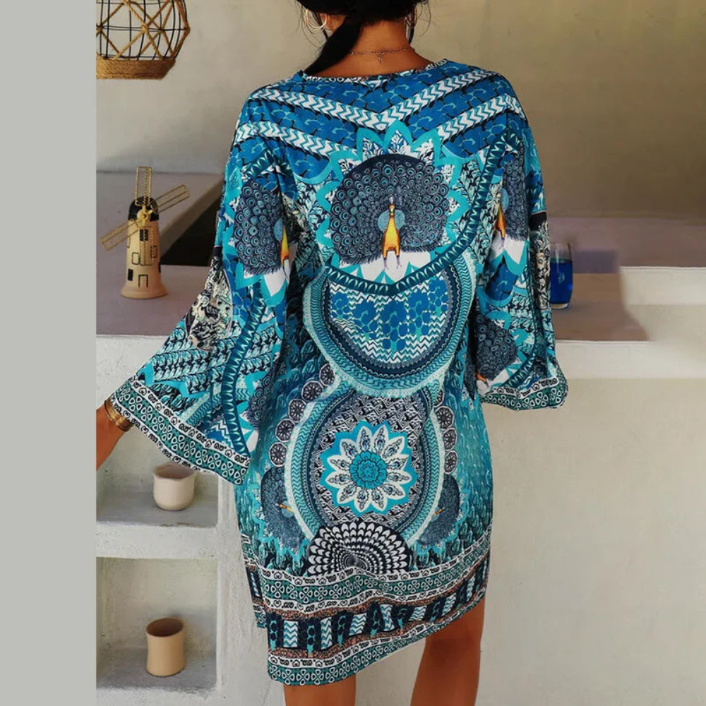 Levoire | Élégant Robe Boho Avec Imprimé Ethnique