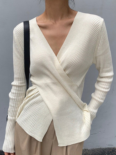 Levoire | Col Coton Croisé Pull
