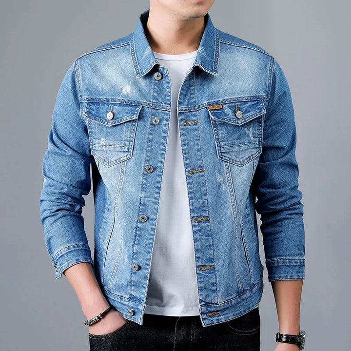 Levoire | Veste En Jean Wellington Lavée Bleu clair