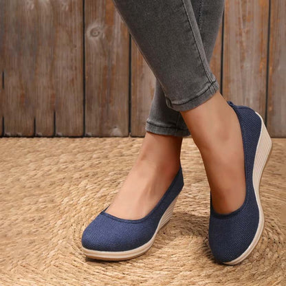 Levoire | Chaussures À Talon Compensé Bleu marine