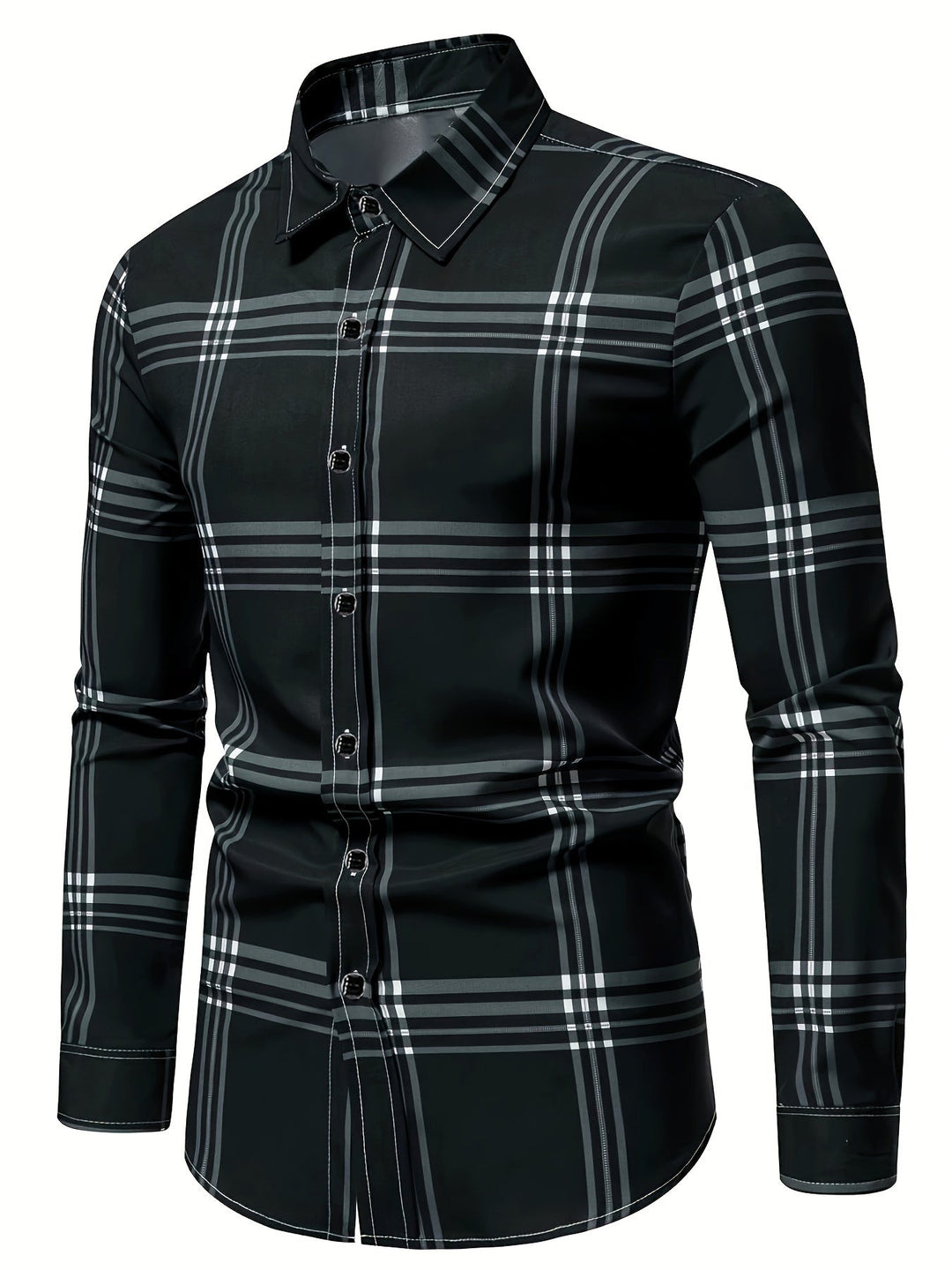 Levoire | Chemise Pour Hommes À Imprimé Sur Le Mollet Avec Col Réversible