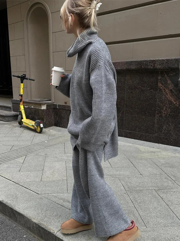 Levoire | Couleur Pull Zippé Mi-Long Ensemble Approprié