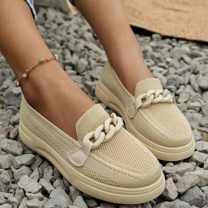 Levoire | Sneaker À Enfiler Légère Et Luxueuse Avec Détail En Chaîne Pour Femmes