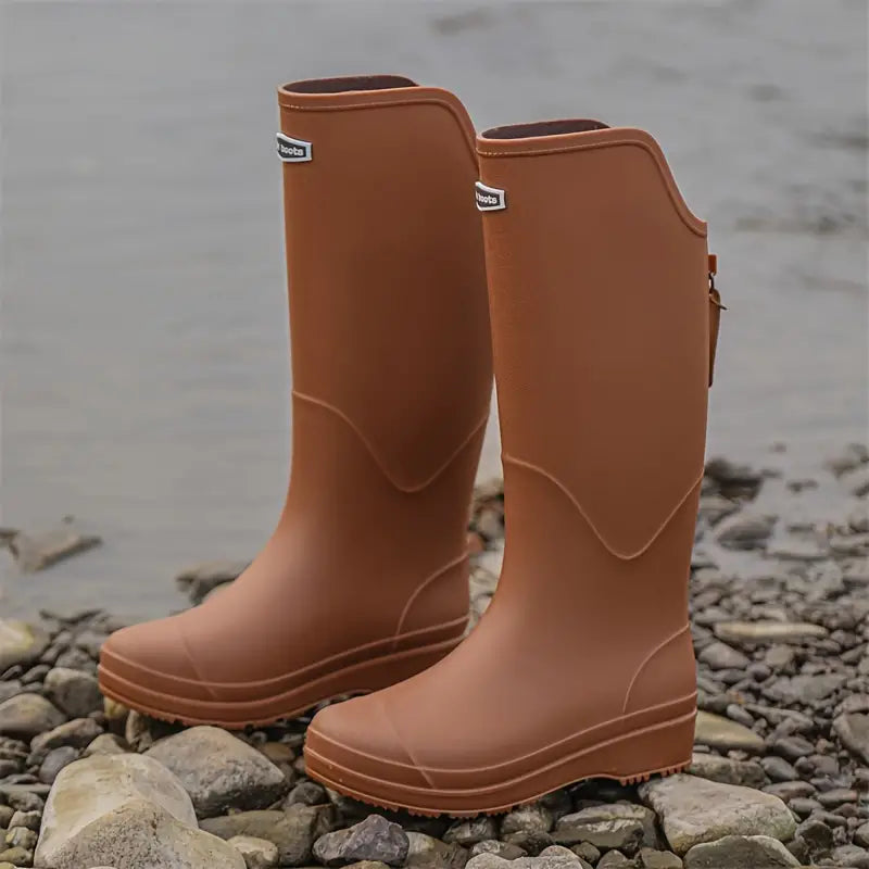 Levoire | Bottes En Caoutchouc À La Mode Pour Femmes Pour La Pluie Braun