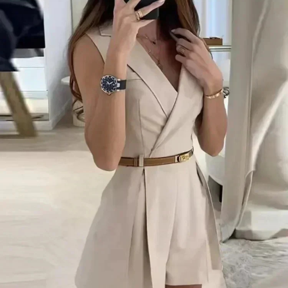 Levoire | Combinaison D'Été Élégante Pour Un Raffinement Intemporel Abricot