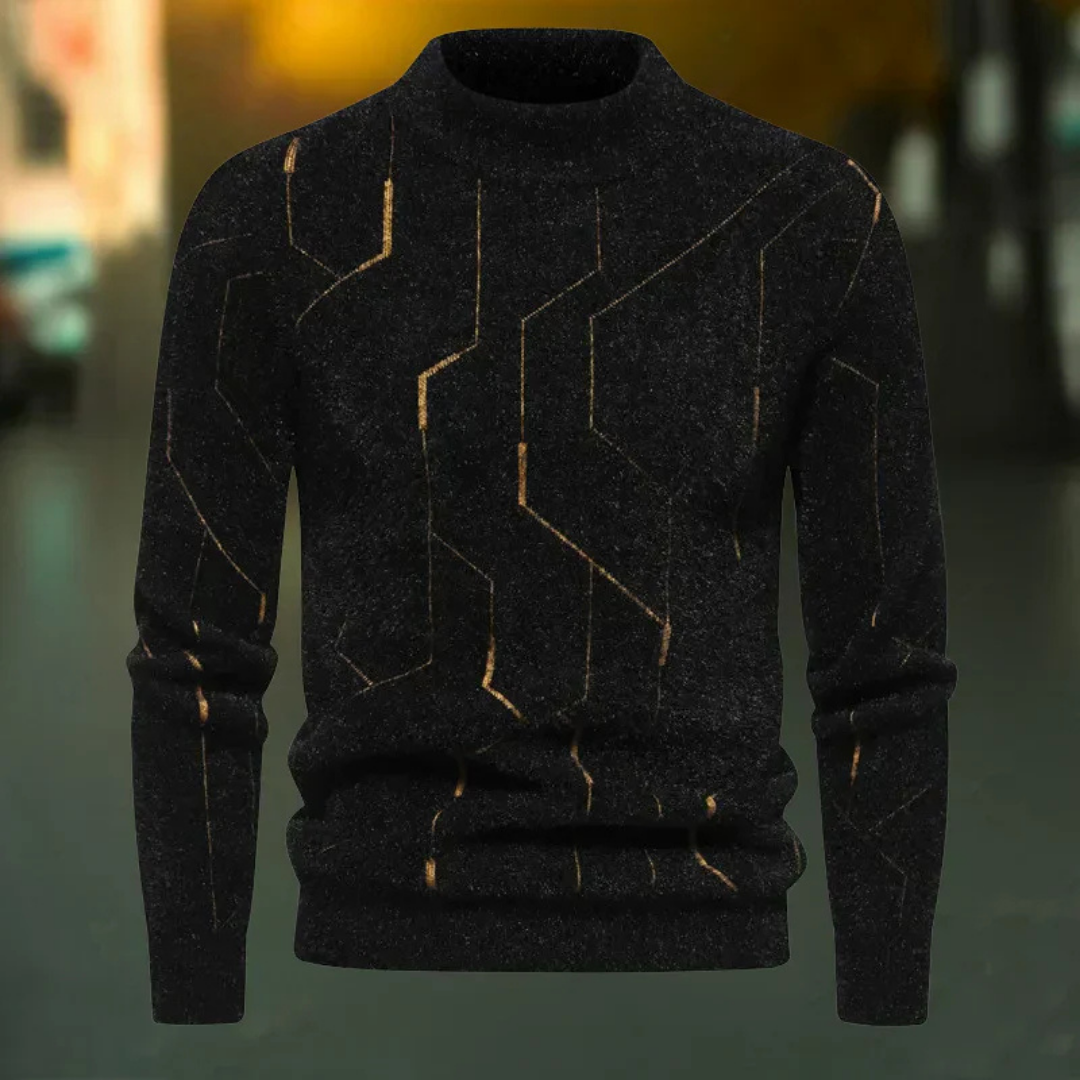 Levoire | Élégant Pull Pour Homme Noir