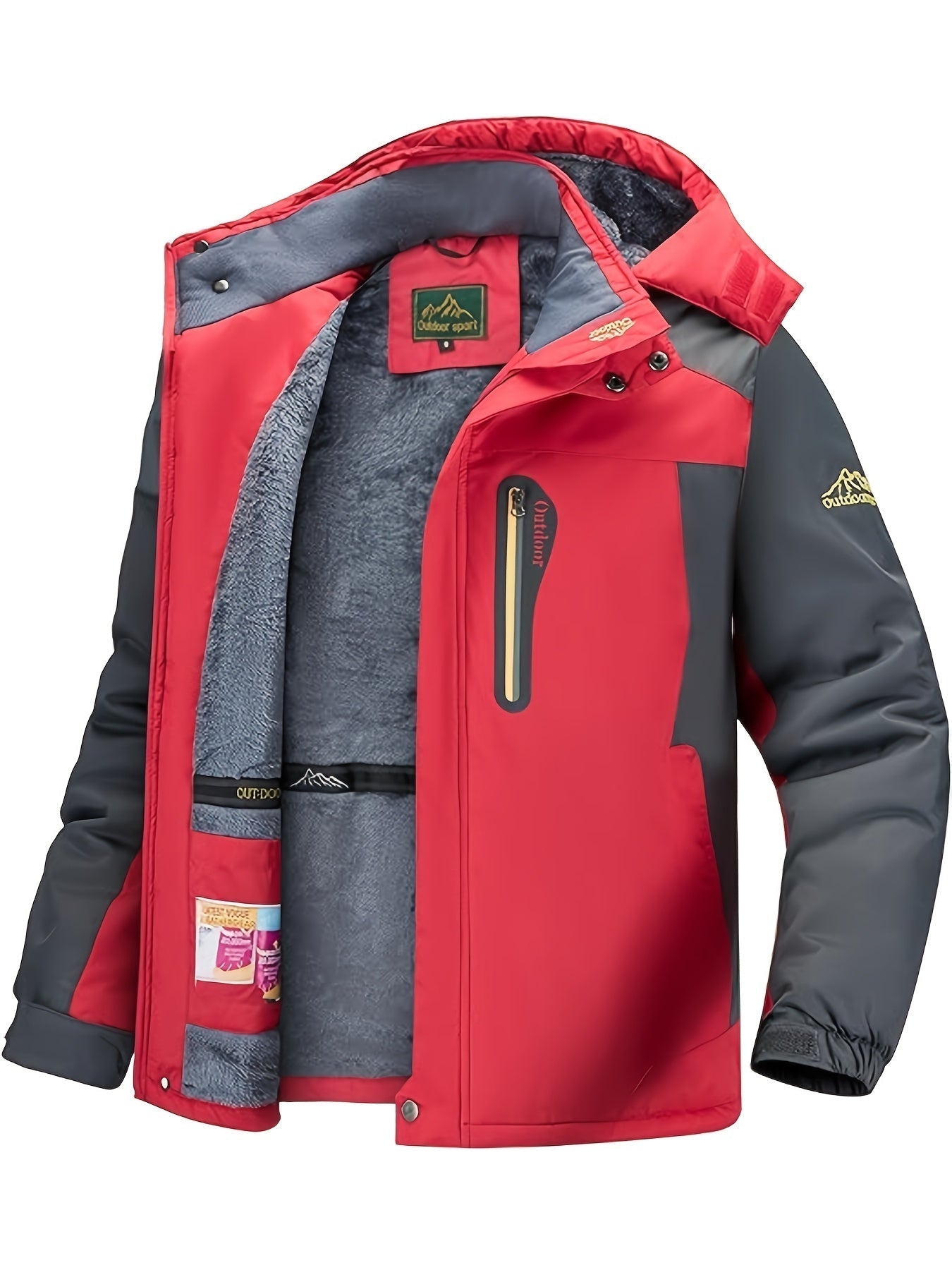 Levoire | Veste en polaire softshell déperlant Rot