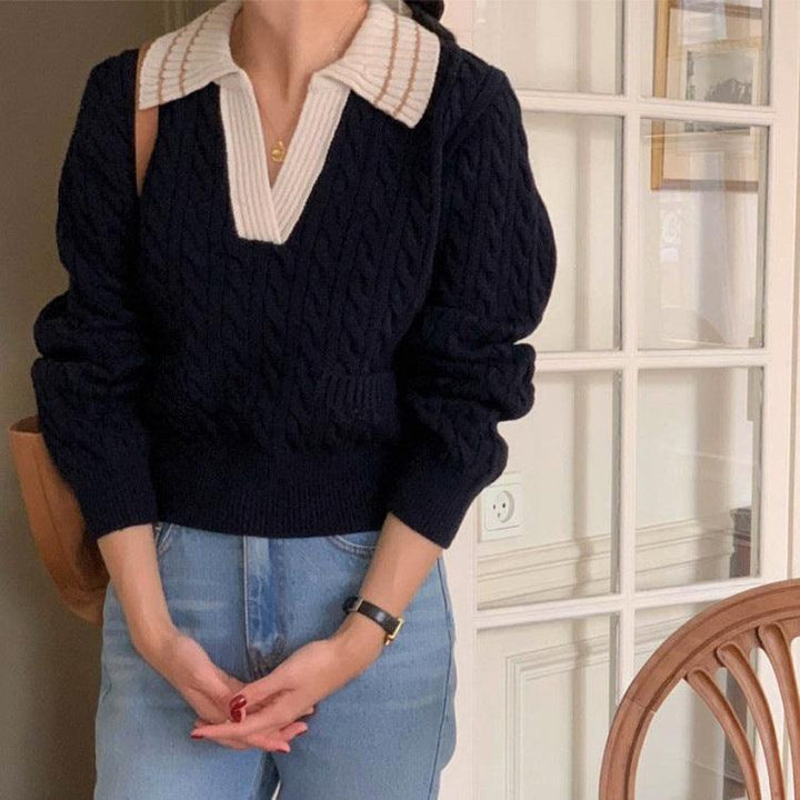 Levoire | Pull À Manches Longues Luxueux Noir Une taille