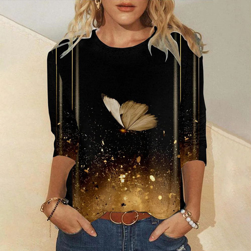 Levoire | Shirt Imprimé Papillon Vintage