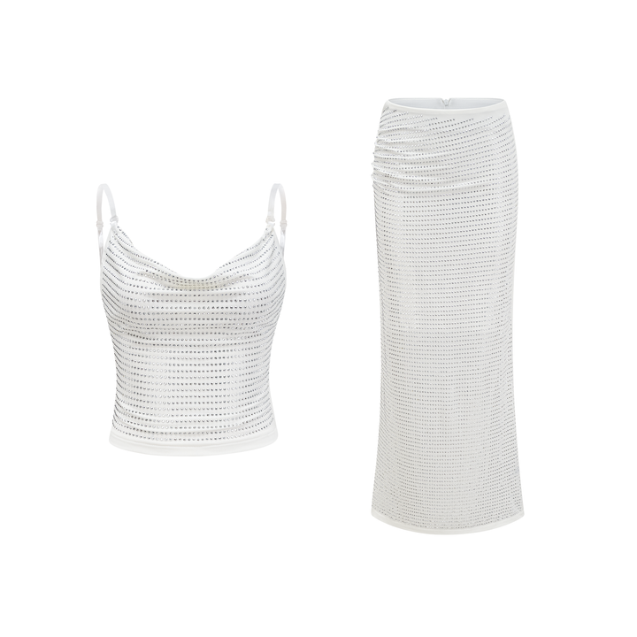 Levoire | Top & Jupe Assortis Ornés De Strass