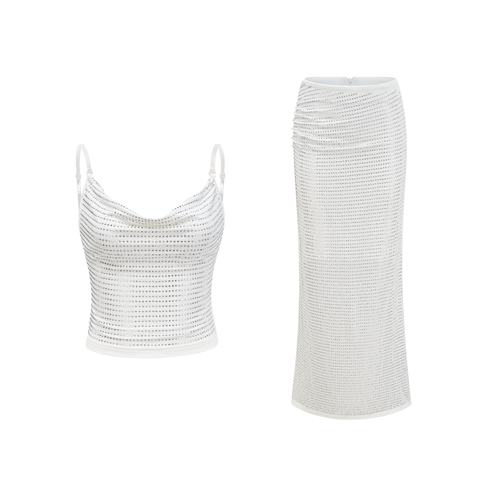 Levoire | Top & Jupe Assortis Ornés De Strass