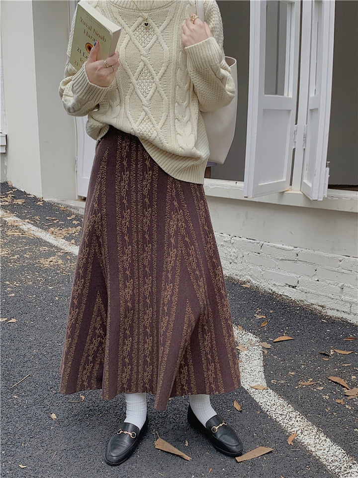 Levoire | Style Vintage Laine À Tricoter Une taille Braun