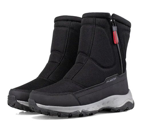 Levoire | Bottes de neige doublées antidérapantes avec zip latéral