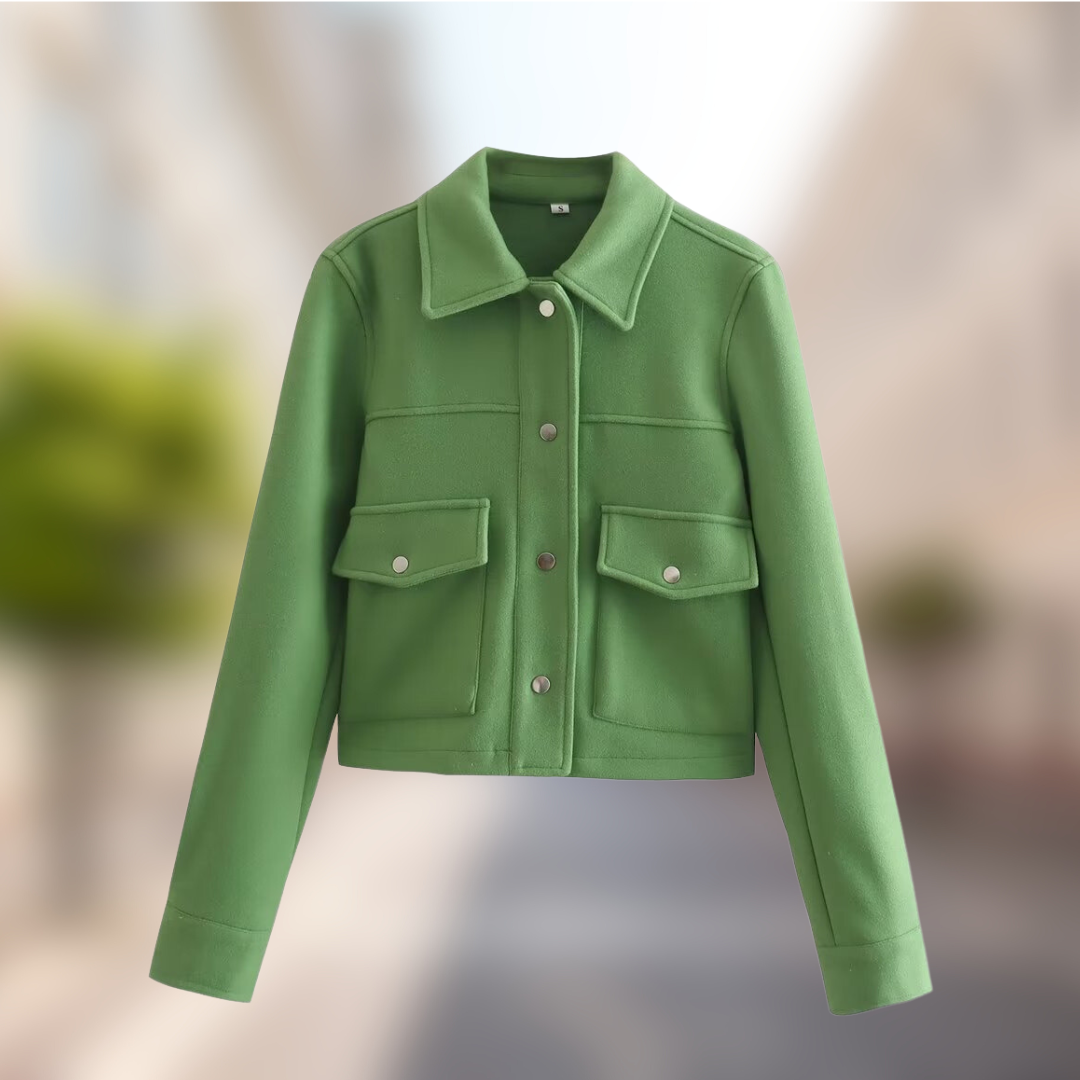 Levoire | Veste Intermédiaire Décontractée Pour Le Printemps Pour Femmes Vert