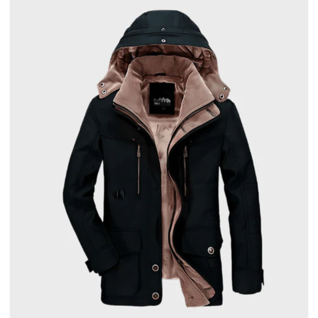 Levoire | Veste à manches longues avec capuche Noir