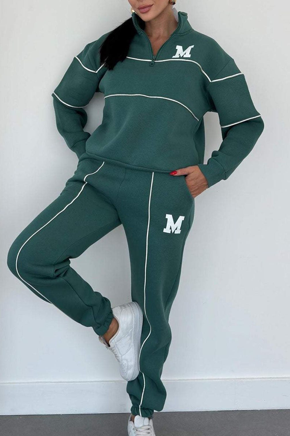 Levoire | Luxe 2 Pièces Ensemble D'Entraînement Vert