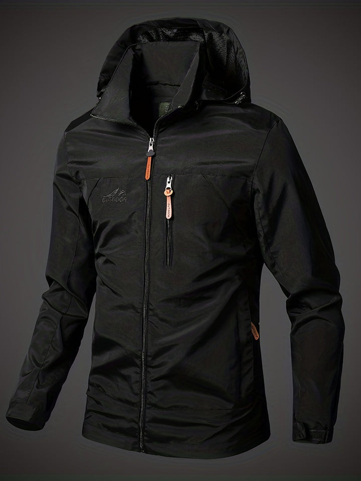 Levoire | Veste Softshell Imperméable Pour Hommes Avec Capuche