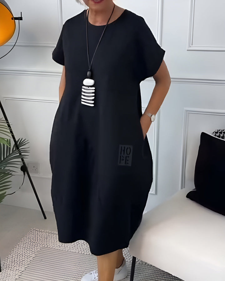 Levoire | Robe Courte Casual Chic Noir