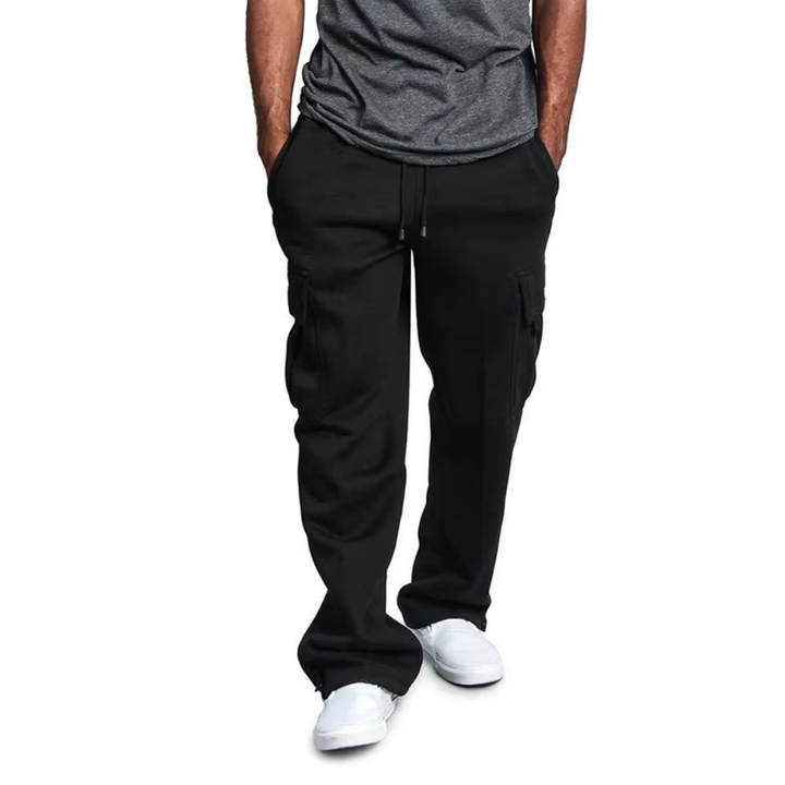 Levoire | Pantalons De Survêtement Cargo Hommes Noir