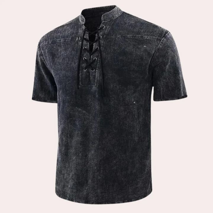 Levoire | Chemise Authentique Style Vendanges Gris foncé