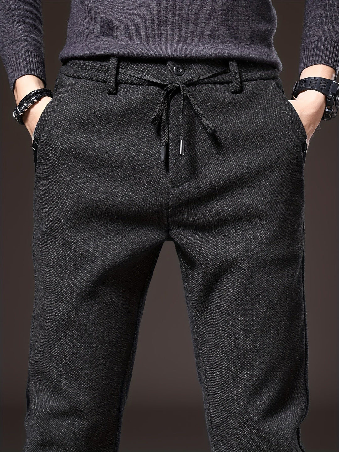 Levoire | Pantalons Hommes Avec Poches Et Ceinture Élastique