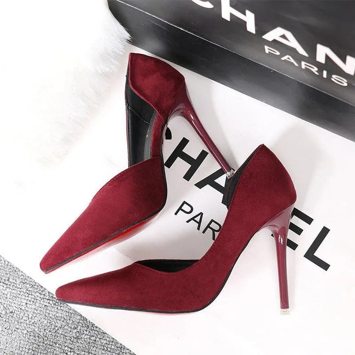 Levoire | Décolleté avec des chaussures à talons Rouge vin