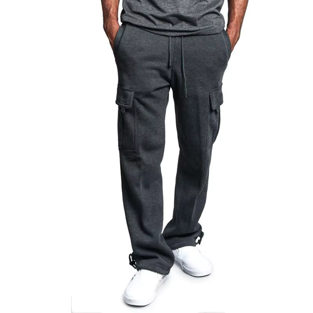 Levoire | Pantalons De Survêtement Cargo Hommes gris foncé