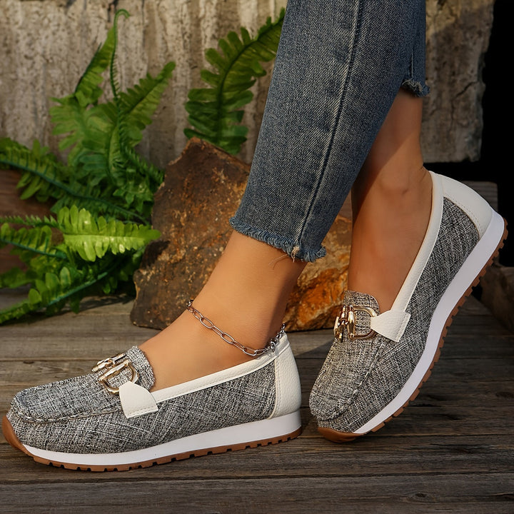 Levoire | Femmes Mocassins Décontractés Avec Bande Métallique