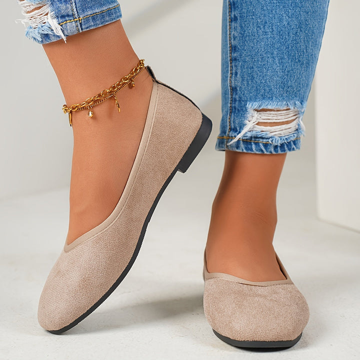 Levoire | Ballerines En Velours Élégantes Pour Femmes