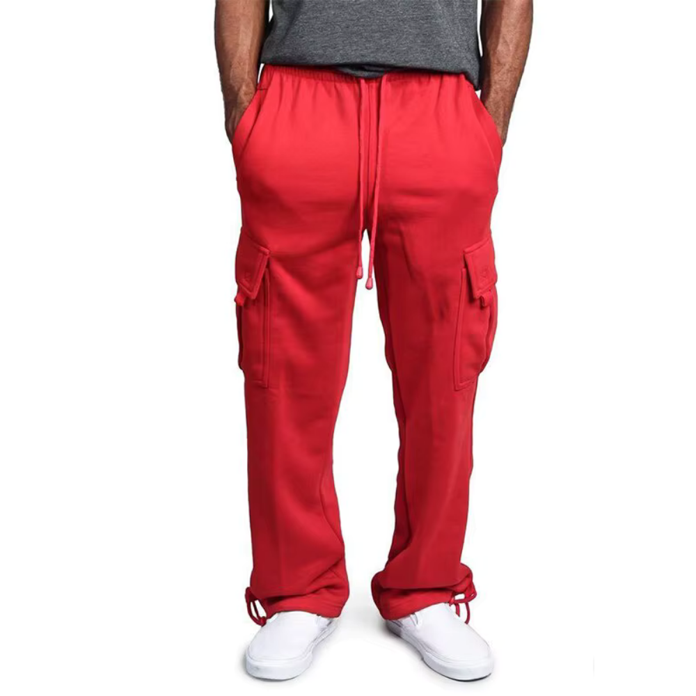 Levoire | Pantalons De Survêtement Cargo Hommes Rot