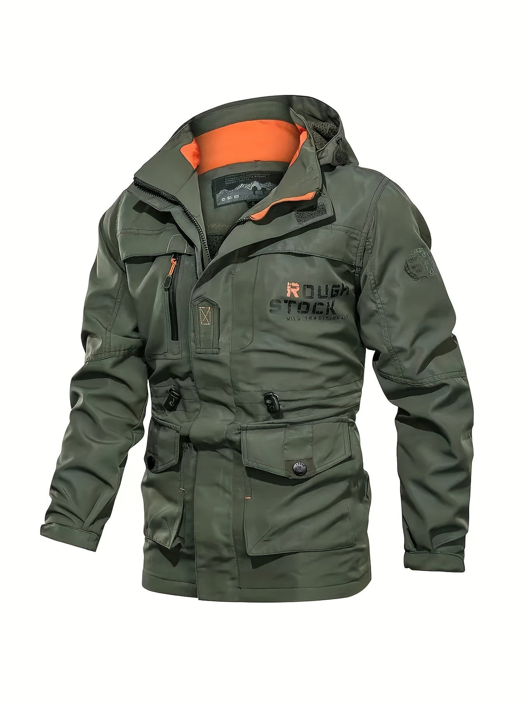 Levoire | Veste De Randonnée Pour Homme Avec Écharpe Détachable Olive vert 1