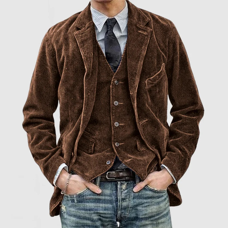 Levoire | Blazer Et Gilet Braun