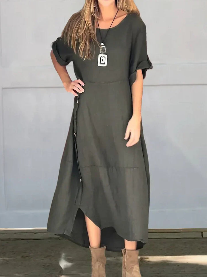 Levoire | Robe Longue Avec Coupe Confortable Noir