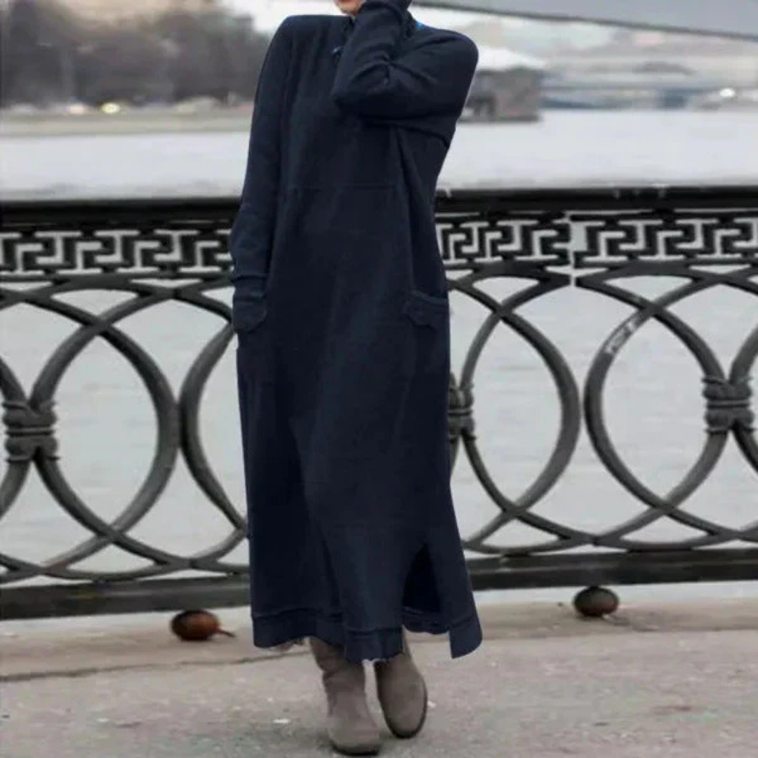 Levoire | Robe Maxi En Tricot Élégante Pour Femmes Merensiniset